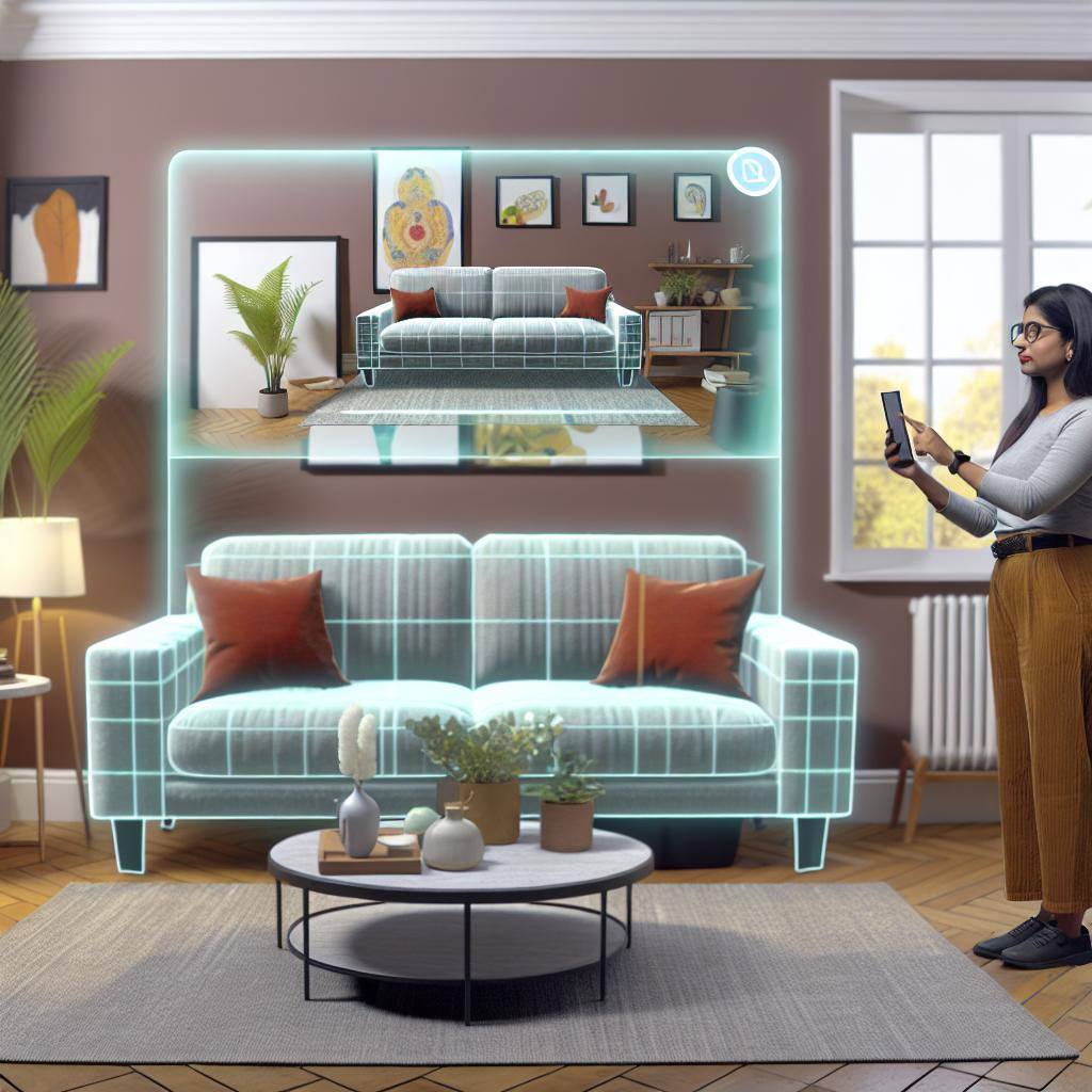 using augmented reality to test furniture before purchase